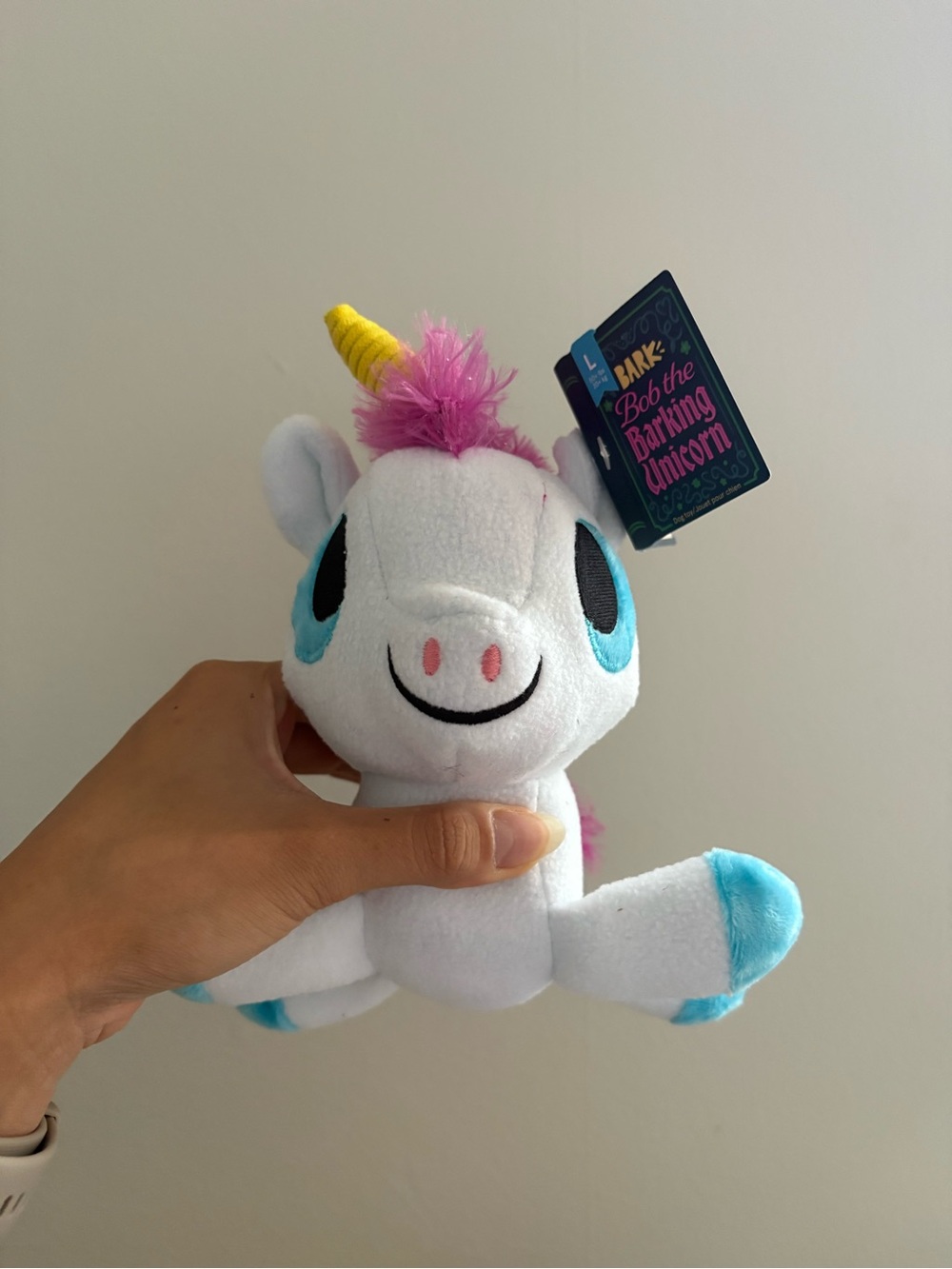 3/$25 NWT Bark Bob the Barking Unicorn Plush Toy